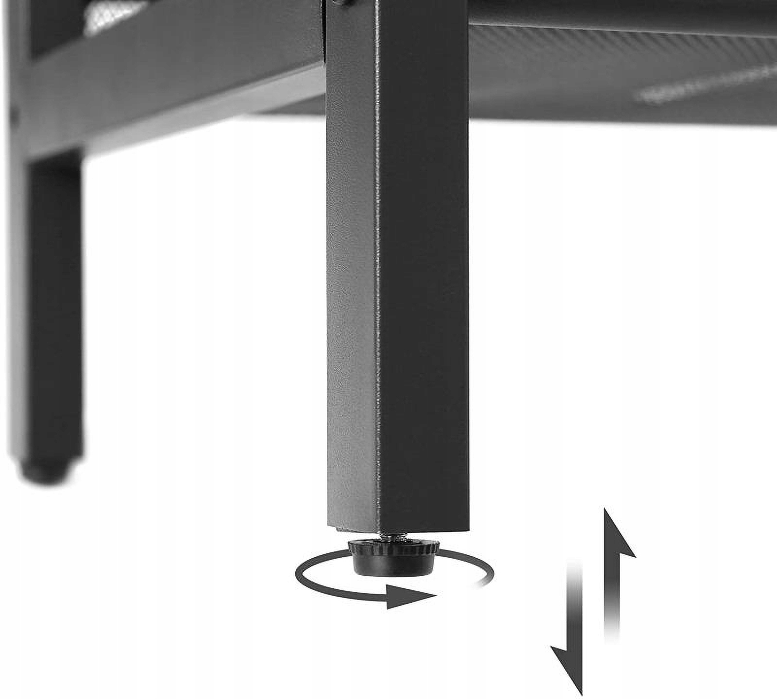 Drewniane narożne biurko komputerowe Głębokość mebla 145 cm