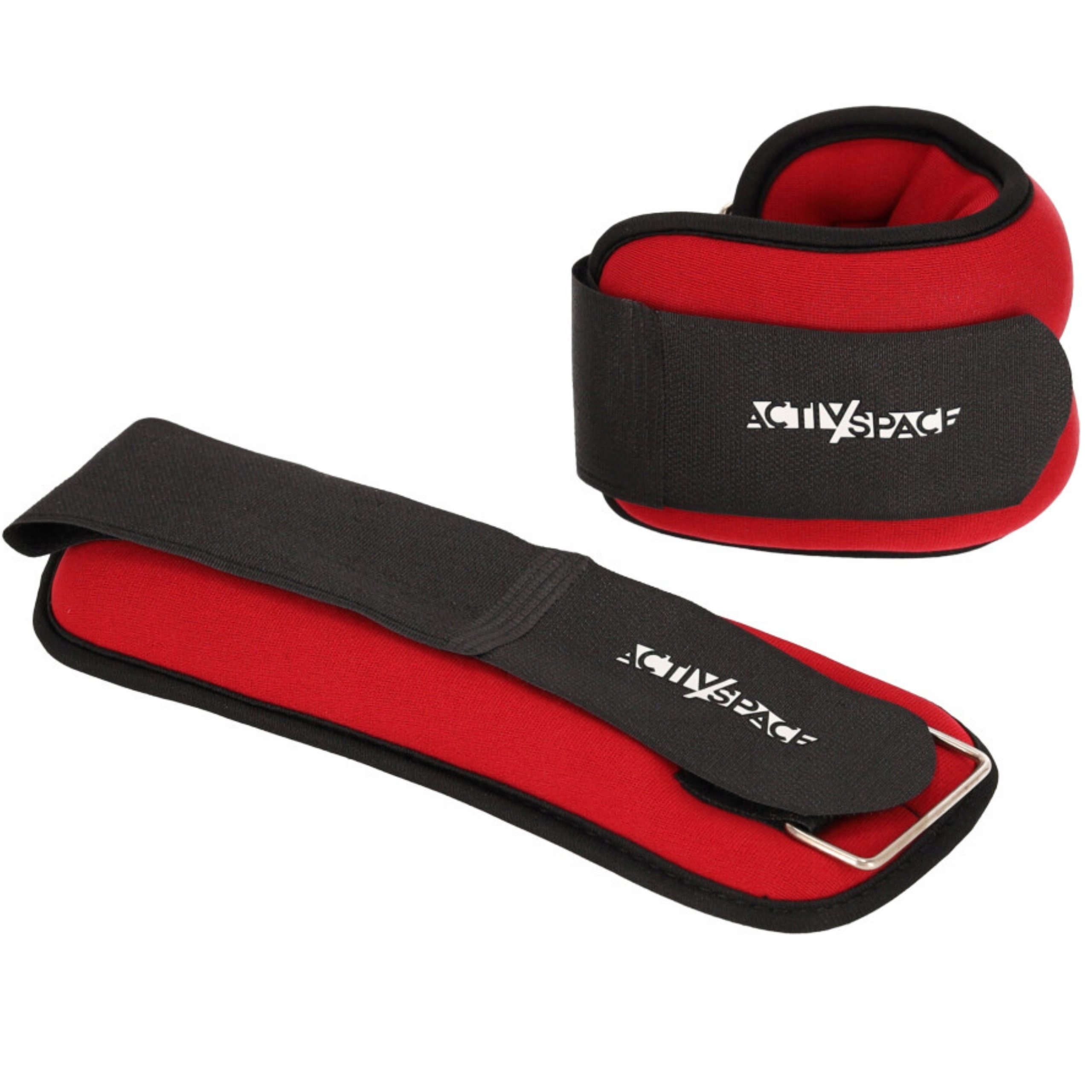 OBCIĄŻNIKI NA RĘCE NOGI NADGARSTKI RZEP DO ĆWICZEŃ FITNESS 2X0,5 KG ZESTAW Łączna waga 1 kg