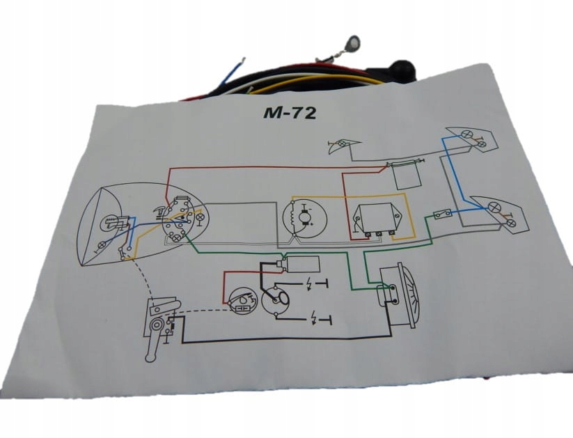 Inštalácia M-72 Poľský Výrobok Schéma