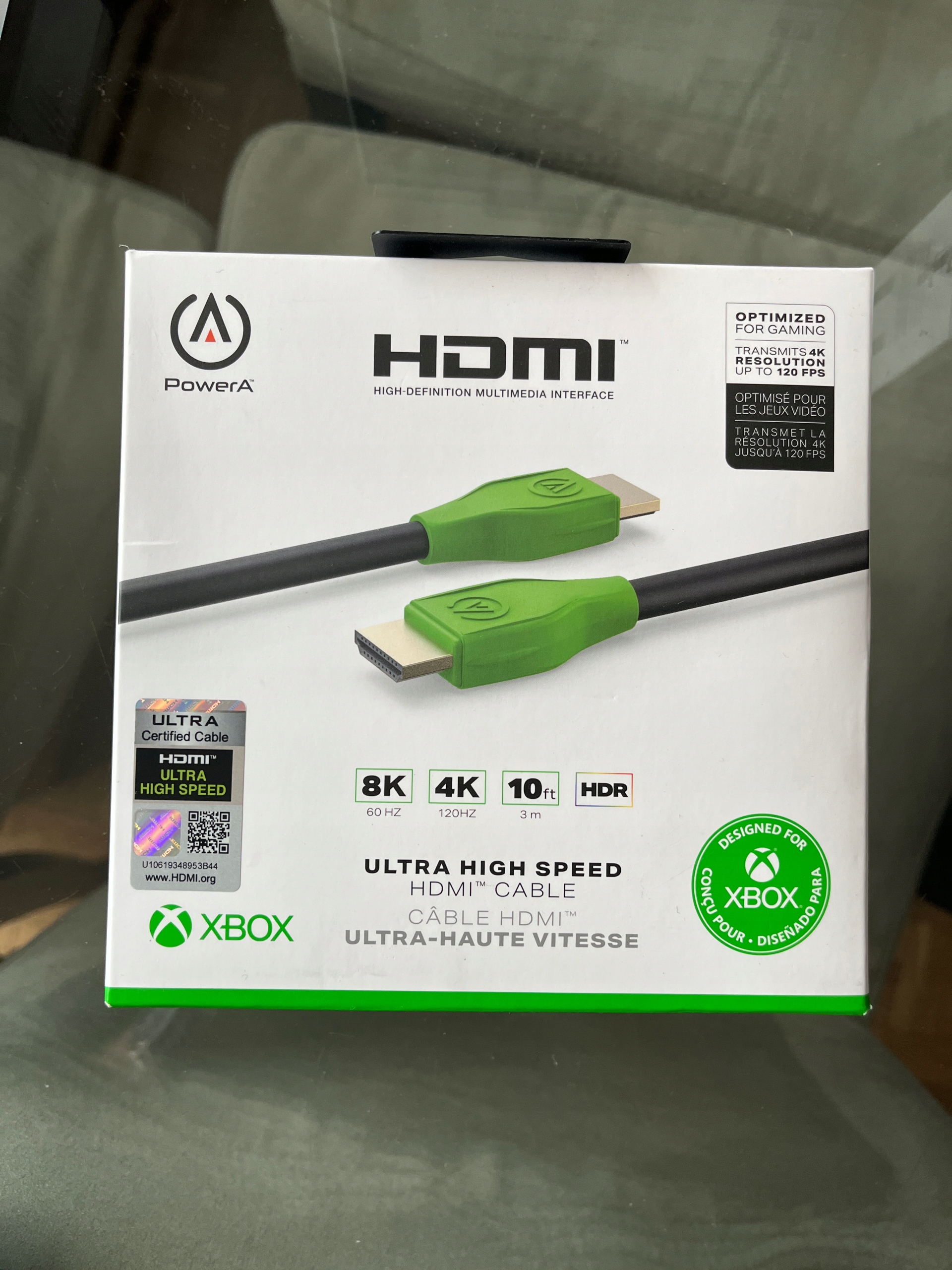 Kabel do konsoli XBOX HDMI 4K PowerA Nowy Oryginalny