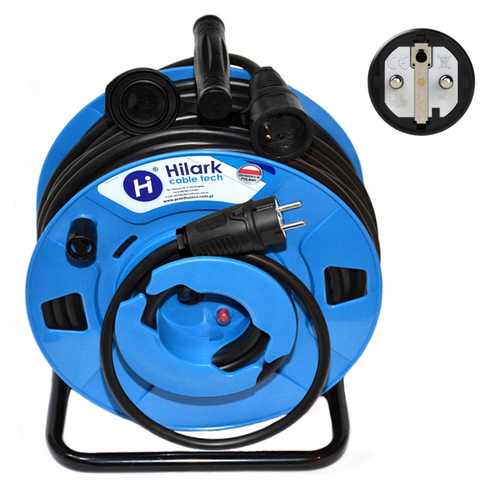 prodlužovací kabel H05VV-F Owe reverzní buben 3x2,5 40m