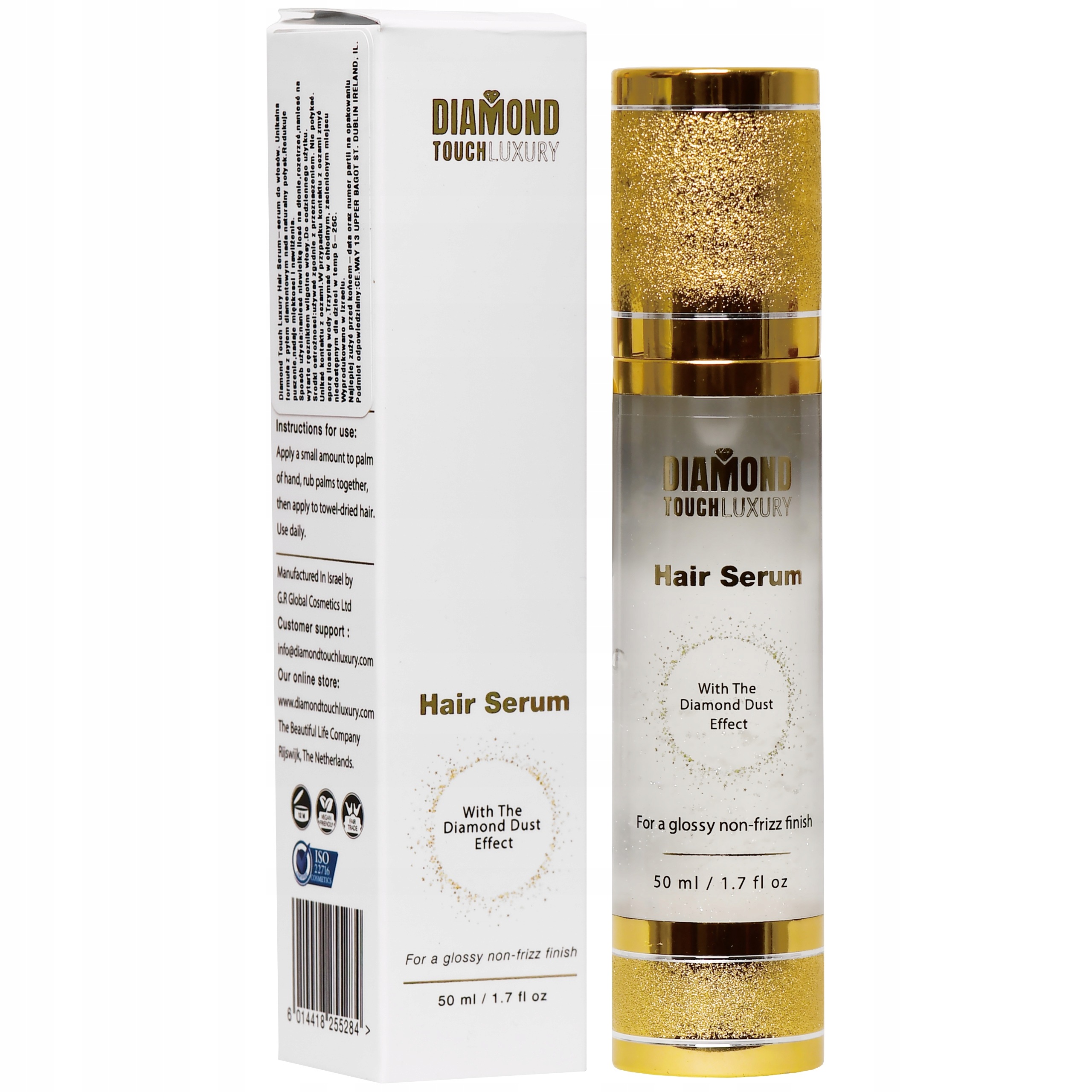 Diamond Touch Luxury Hair Serum – rozjasňující sérum na vlasy, 50 ml
