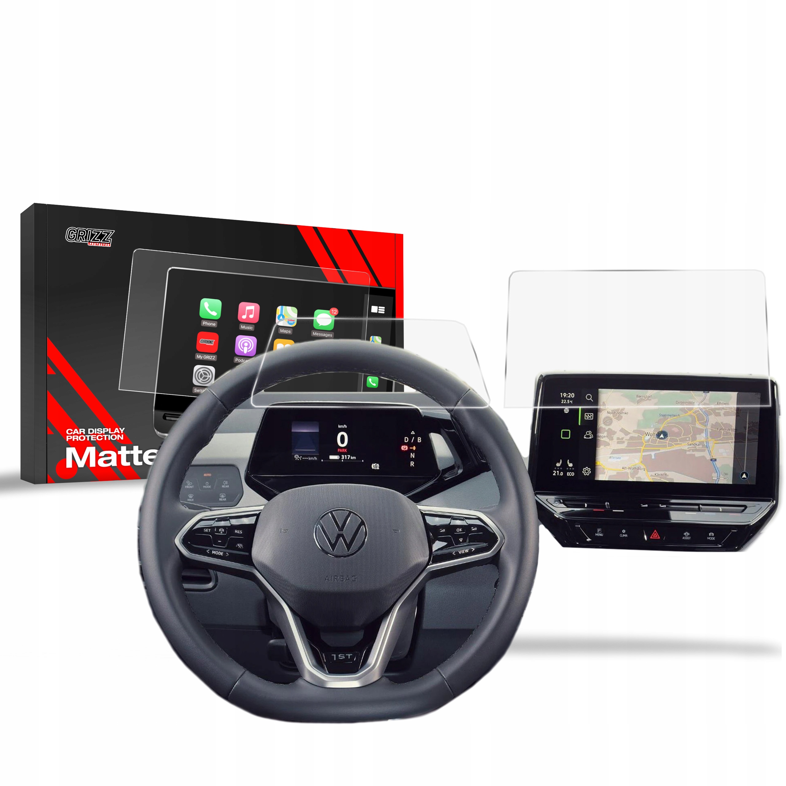 2w1 Folia Matowa do Volkswagen Vw ID.3???