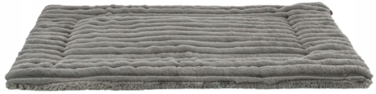 Levně Trixie Plyšová podložka Lonni pro psa a kočku 90x65 cm šedá