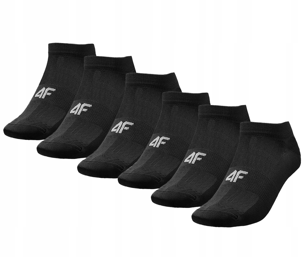 

4F Skarpety Męskie Krótkie Skarpetki 6 Par 39-42