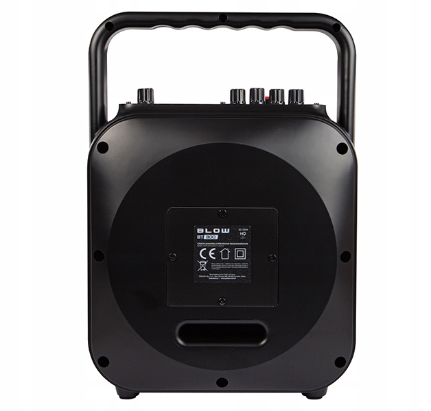 MOCNY BEZPRZEWODOWY GŁOŚNIK BT MIKROFON PILOT AUX Moc 100 W