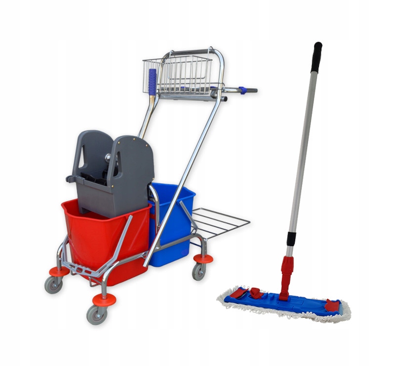 

Zestaw wózek do sprzątania S6 mop 2 x 15L