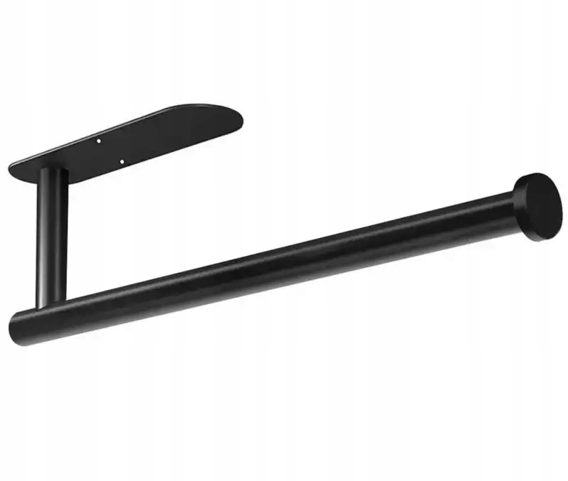 UCHWYT WIESZAK NA PAPIER RĘCZNIK PAPIEROWY CZARNY TAŚMA DWUSTRONNA WKRĘTY Marka inna