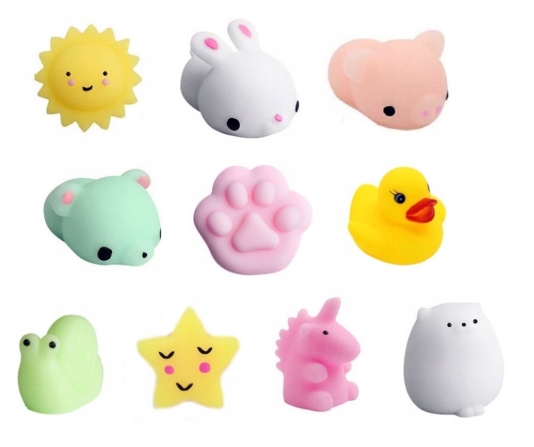 

10 x Mochi Squishy Fidget Gniotki Pop It Gniotek