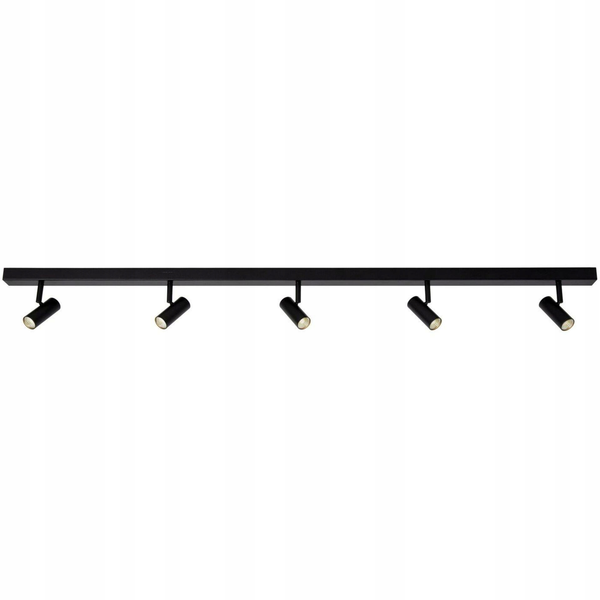 Nordlux Omari 5-Spot čierne bodové svietidlo, stmievateľné, 5x Led, 118 cm