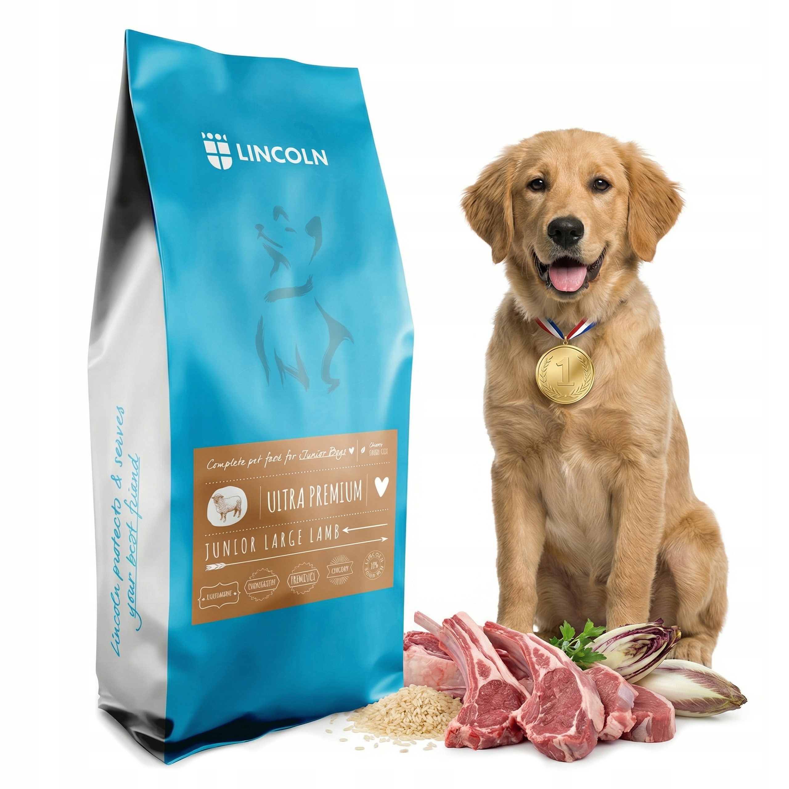 Lincoln Junior Large Lamb and Rice 12kg z jagnięciną dla szczeniąt