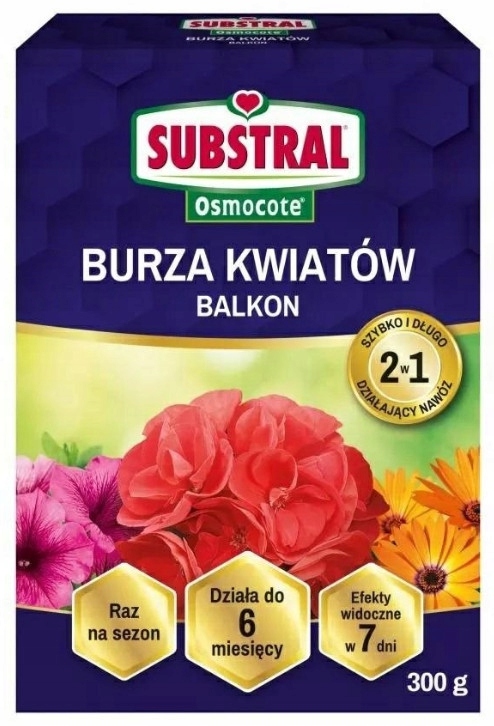 

Nawóz Burza kwiatów Osmocote Substral 300g