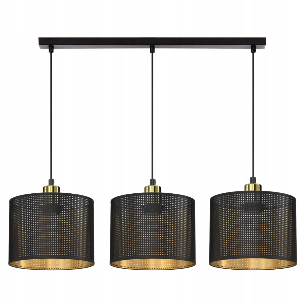 Zlatá Závěsné Stropní Svítidlo S Dírkami