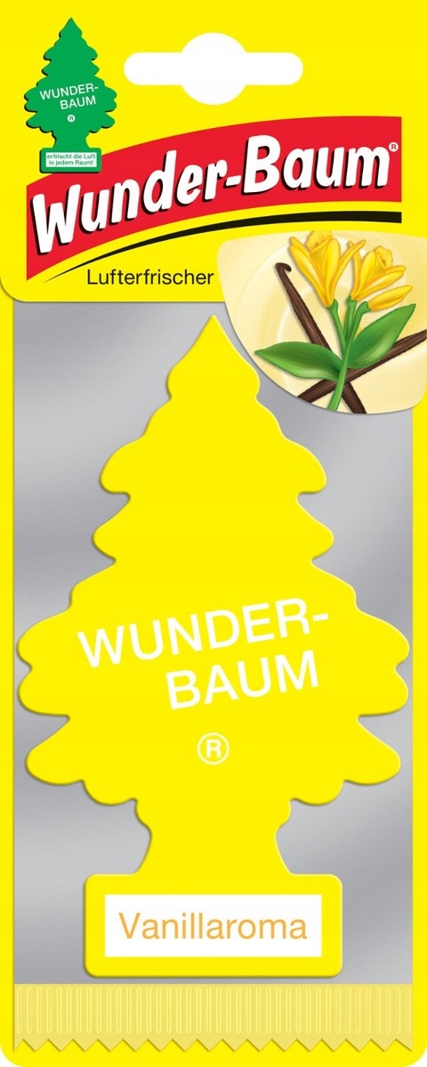 Zapach samochodowy Wunder-Baum Wanilia choinka zapachowa na lusterko
