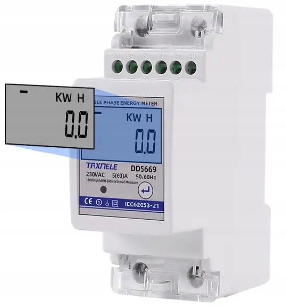 Dwukierunkowy licznik energii fotowoltaika RS485