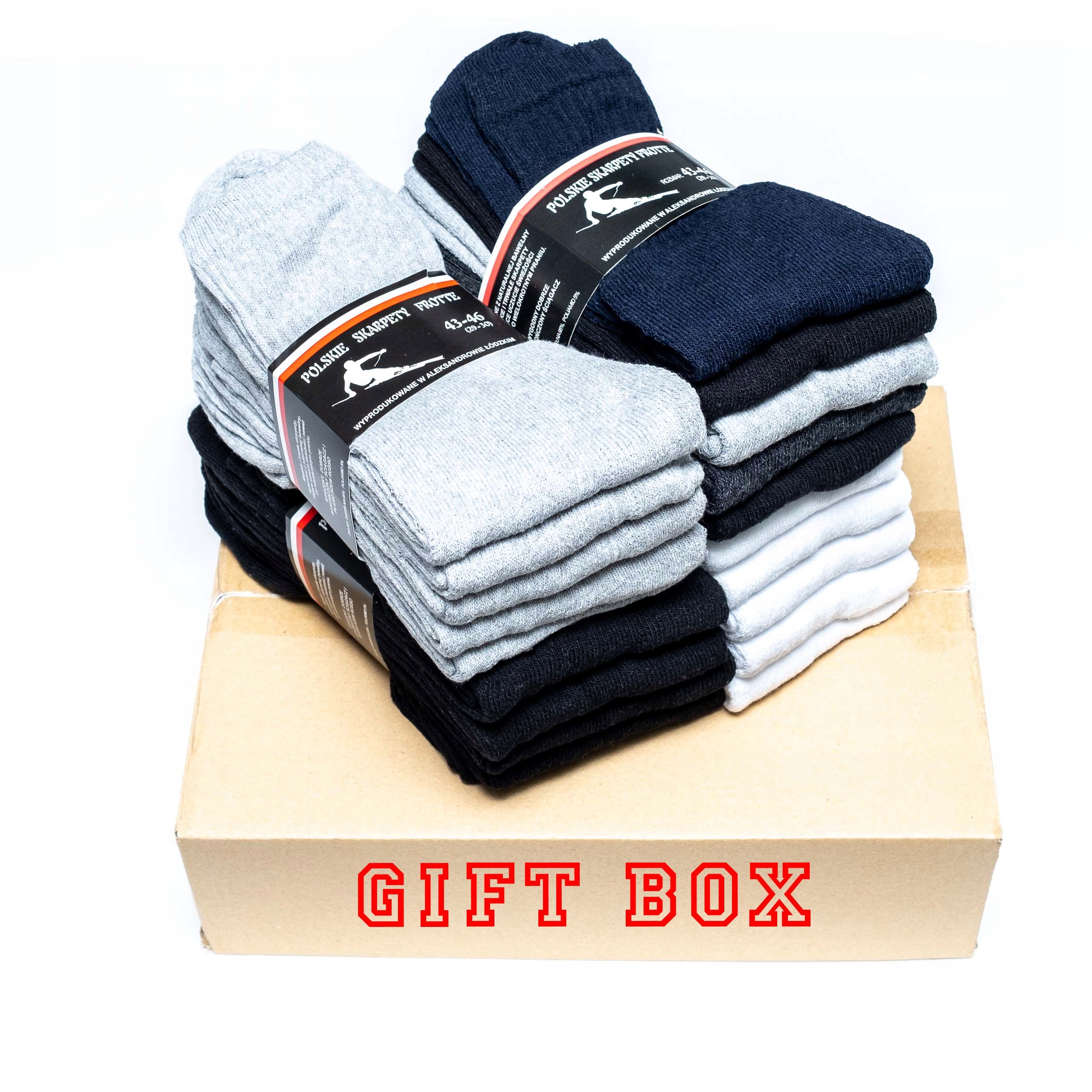 

Skarpety Frotte Frota 20 par Polskie Gift Box Hit