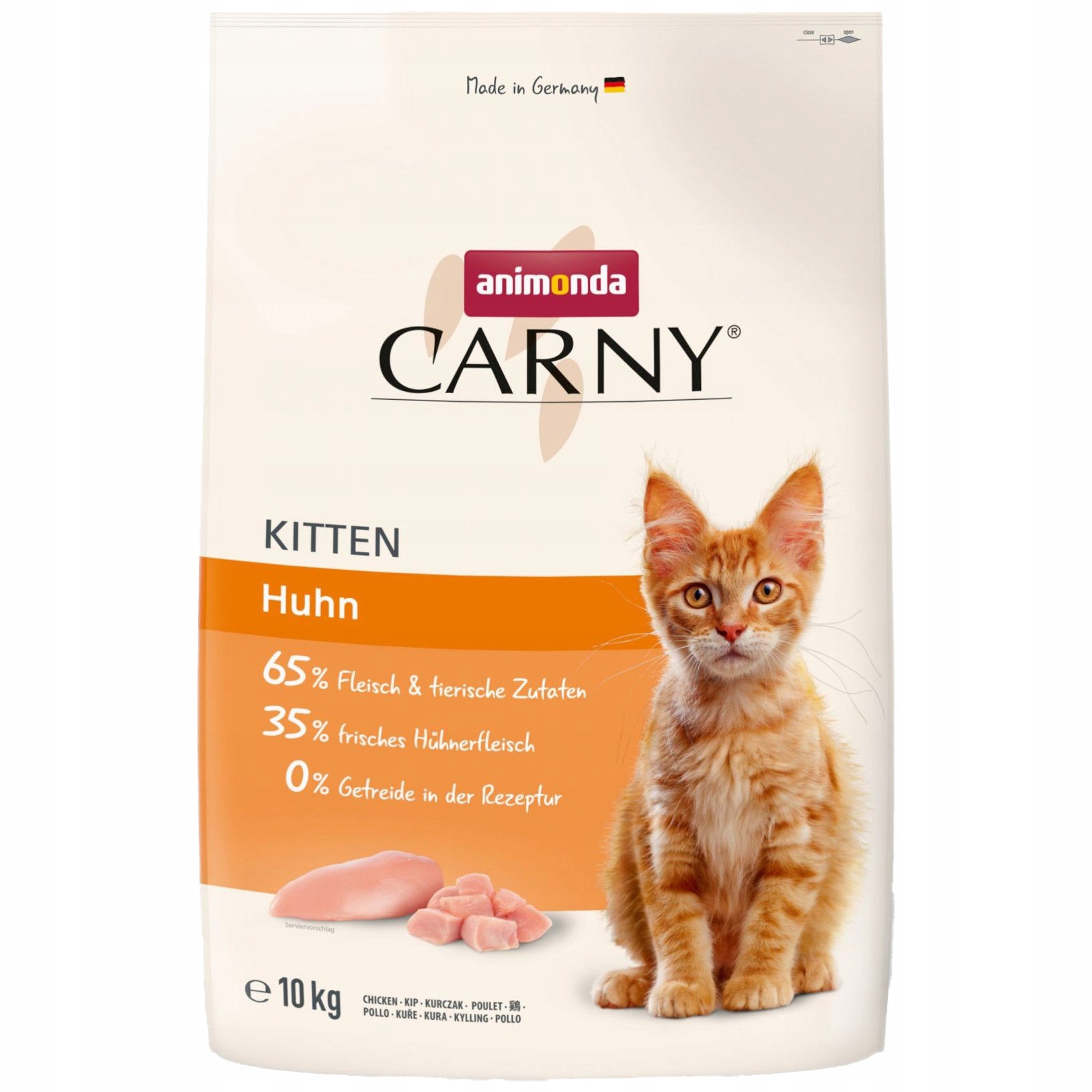 Levně Animonda Carny Kitten Suché krmivo pro koťata 10 kg Kuře