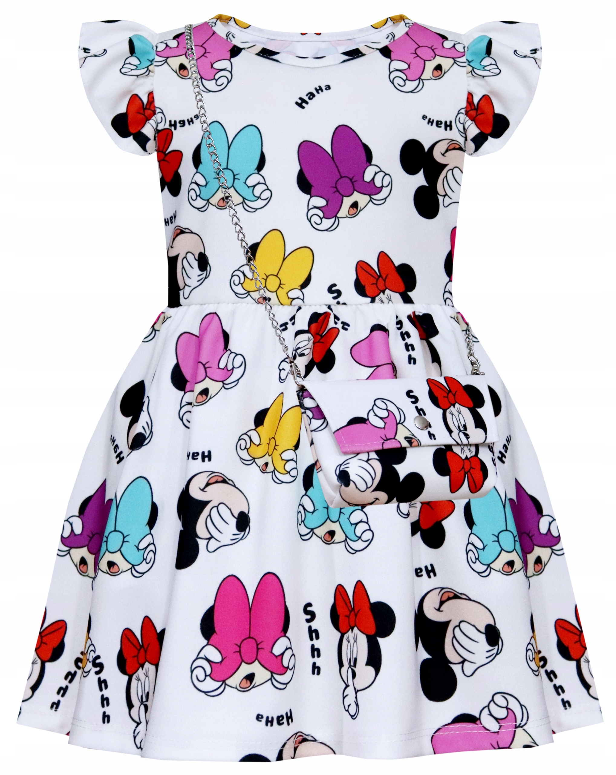 

3471 Sukienka Myszka Minnie Z Torebką r 86