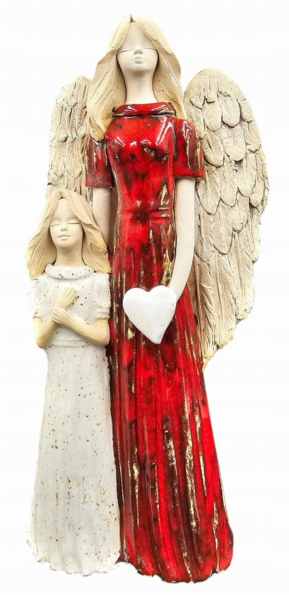 Figurka Anděl Komunijní Dívka Pár – jedinečný dárek výška 35 cm