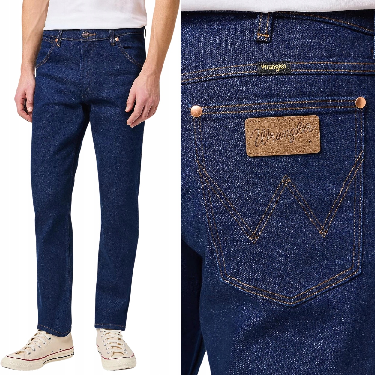 Wrangler 11MWZ Slim Rinse Džíny přiléhavé jednoduché džínové kalhoty W30 L34