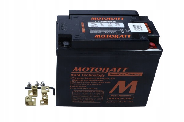 Motobatt Batéria Moto 12V 21AH/310A P+ (VÝMENA:175X87X155/175)