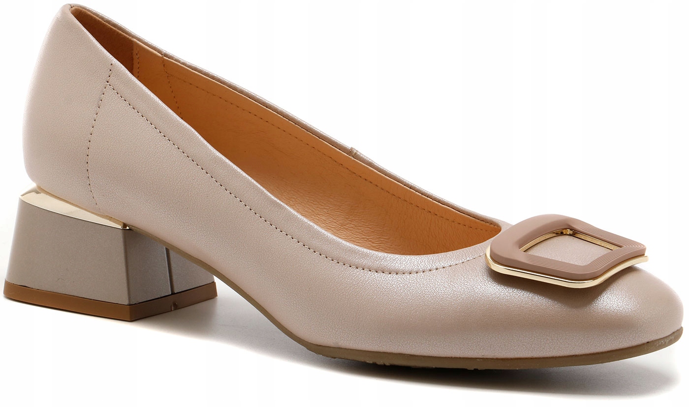 Pantofle bioeco by Arka1081 béžová-perleťová vel. 38