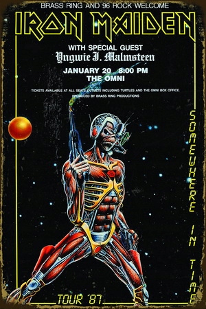 

Tablica Ozdobna Blacha Iron Maiden Band Live