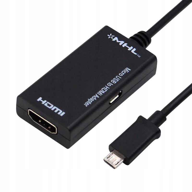 Adapter MHL KABEL Micro USB HDMI FullHD 1080p TV