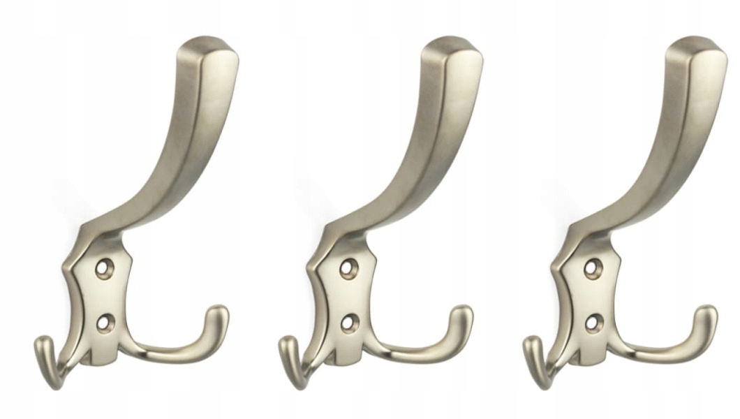 

Wieszak na kurtki ubrania meblowy haczyk satyna