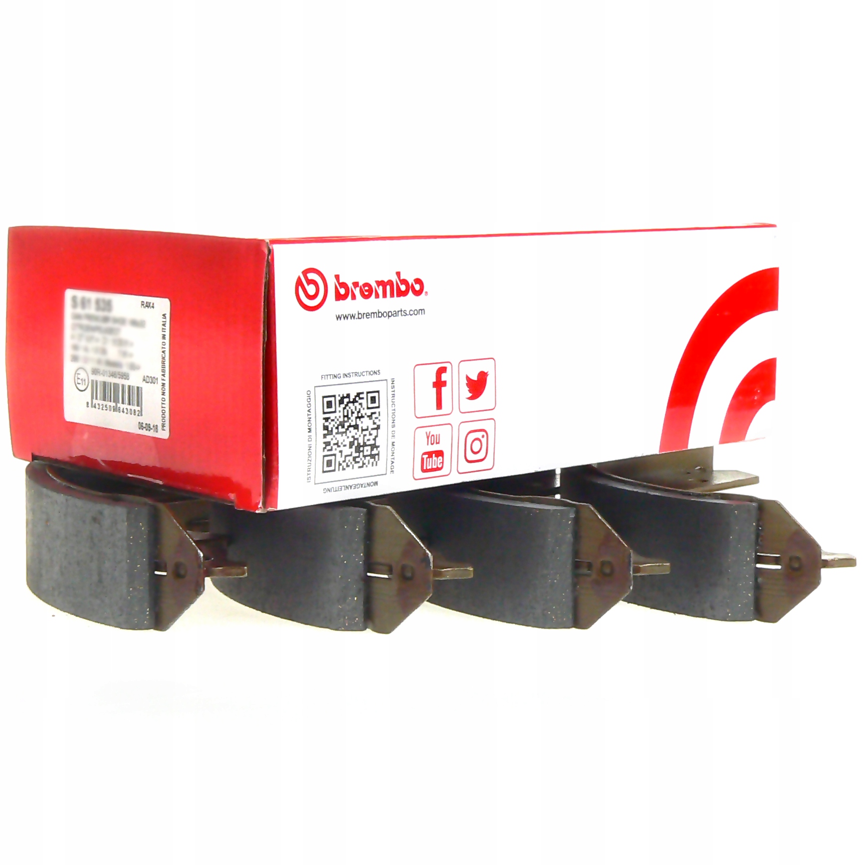 

Szczęki hamulcowe Bmw 3 E36 Z1 Z3 S06508 Brembo