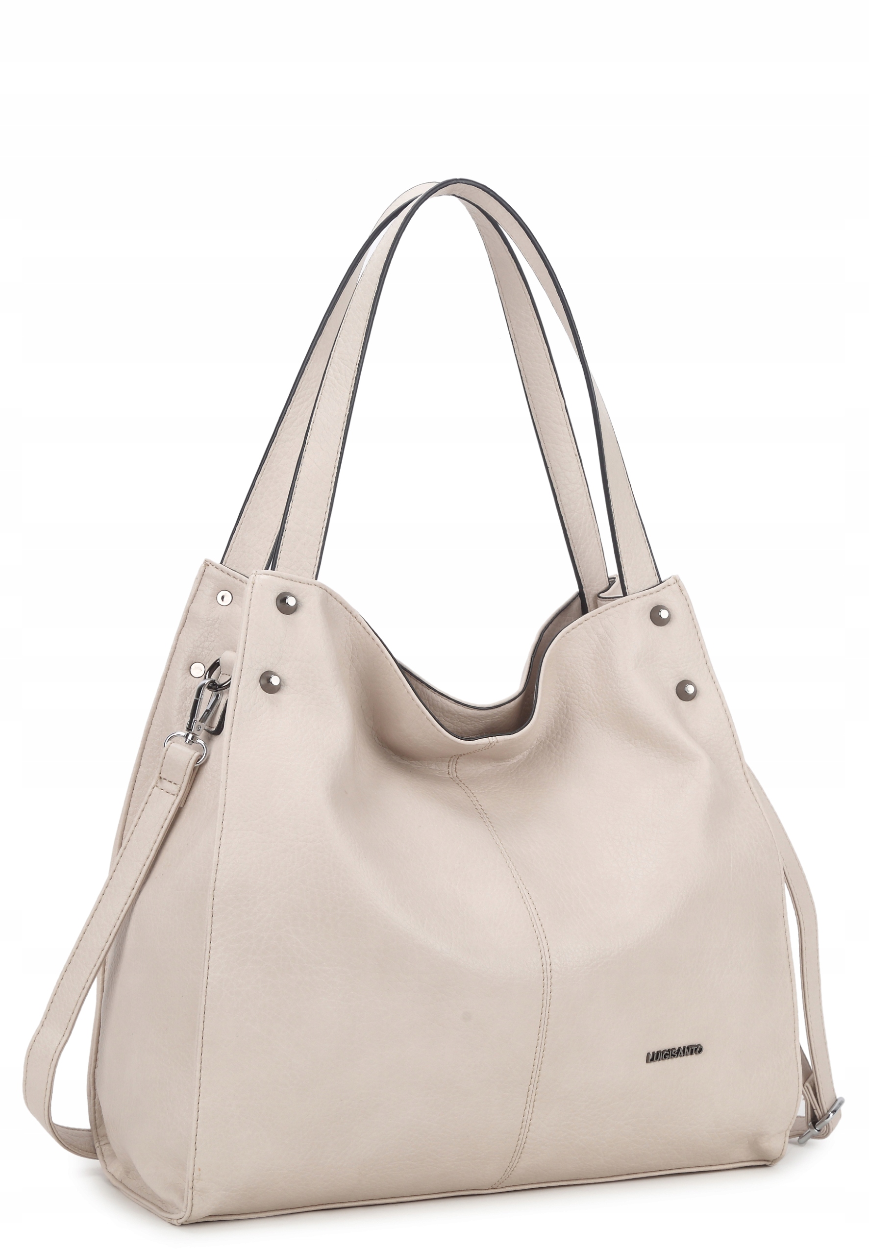 

Torba damska shopperka worek ekoskóra Apricot