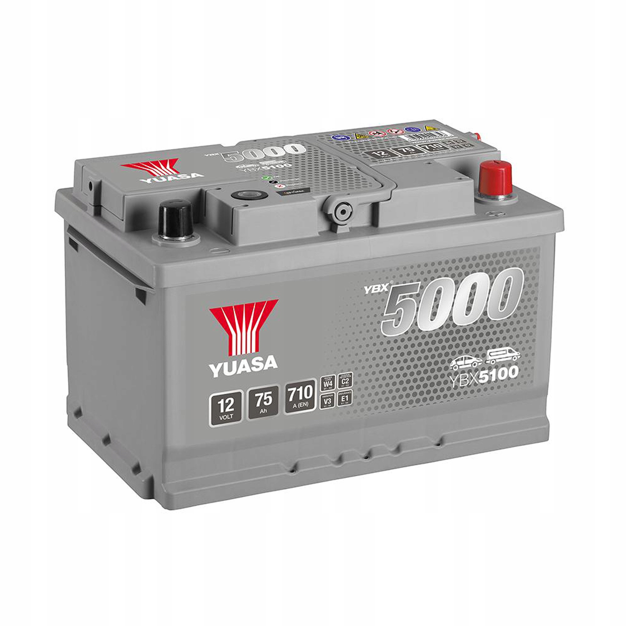 Аккумулятор Yuasa YBX5000 SMF ybx5100 75 АЧ