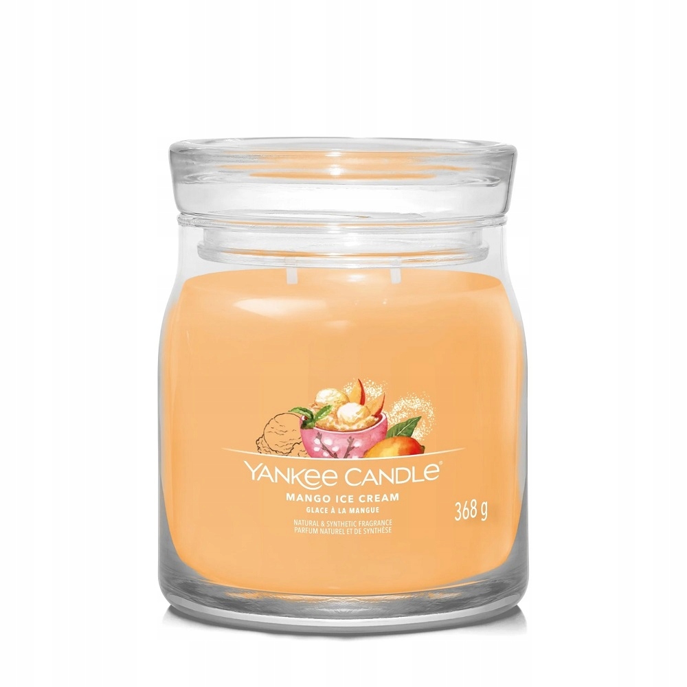 Yankee Candle Vonná Svíčka Mango Ice Cream 368 G