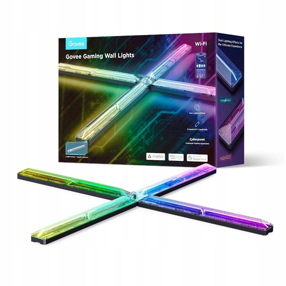 Govee Smart Gaming (4+1) nástěnné světlo Rgbic H6063312