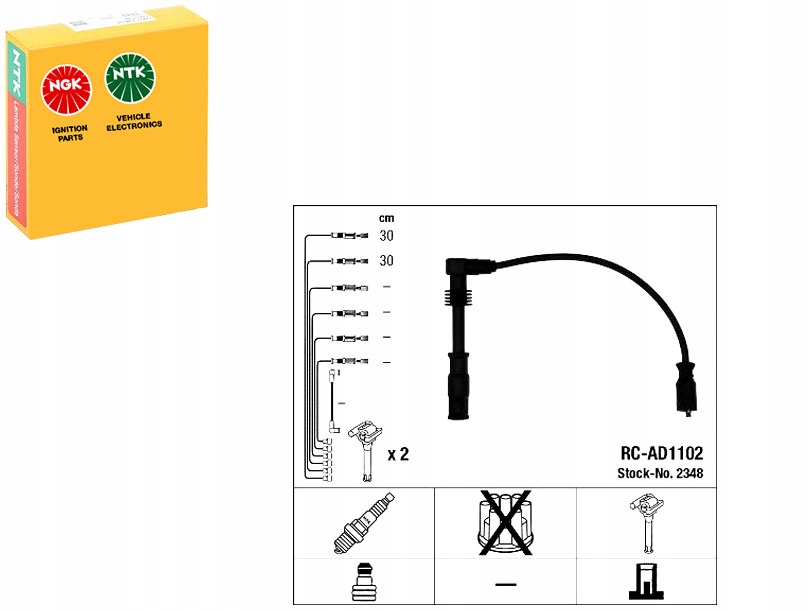 NGK2348 Výškové Kabely Vw Audi Asistent řidiče #33