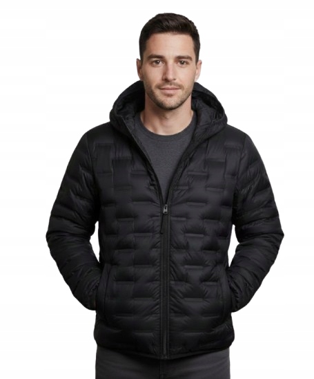 Abercrombie Hollister L zimní péřová bunda ultimate puffer