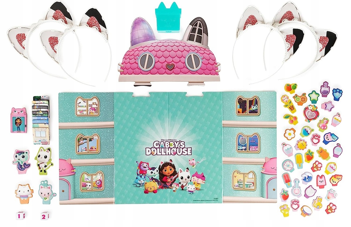 KOCI DOMEK GABI KOCIASTYCZNA GRA PLANSZOWA DEKORACJA DOMKU + 4 OPASKI 4+ Wydawca Egmont