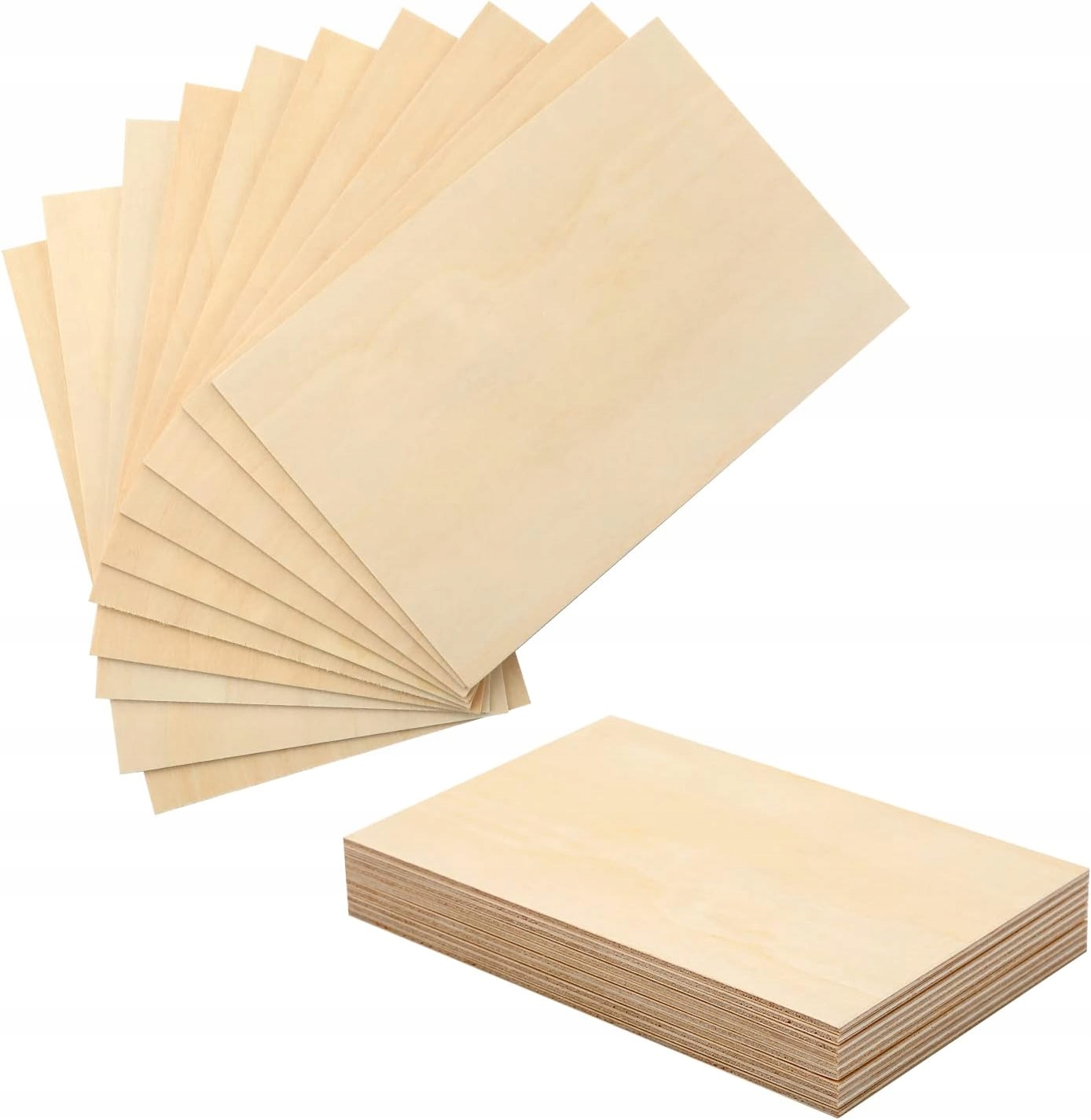 Dřevěná deska z překližky 3000Štítek Mini dřevěný panel na malování