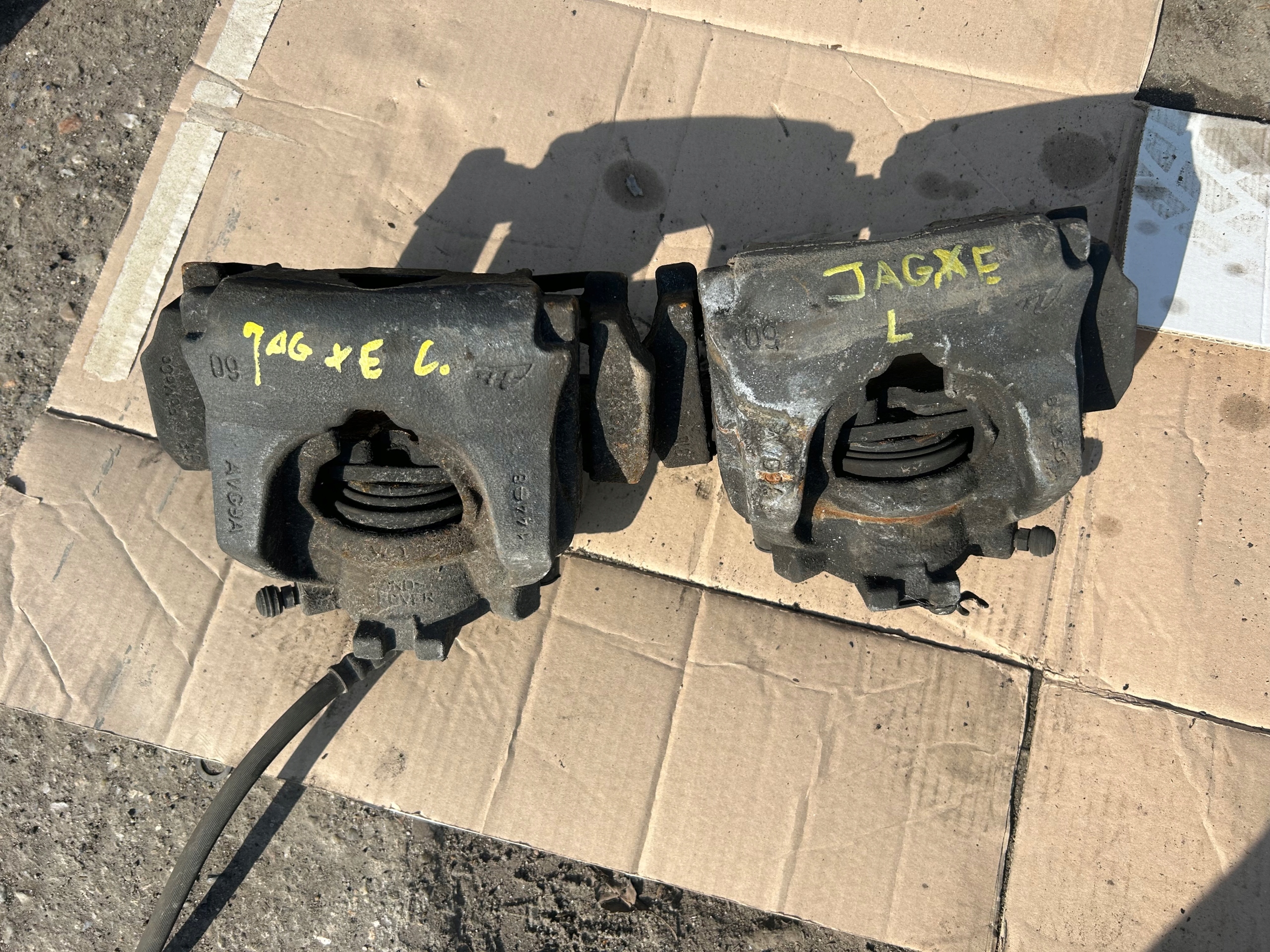 JAGUAR XE caliper brake front left right