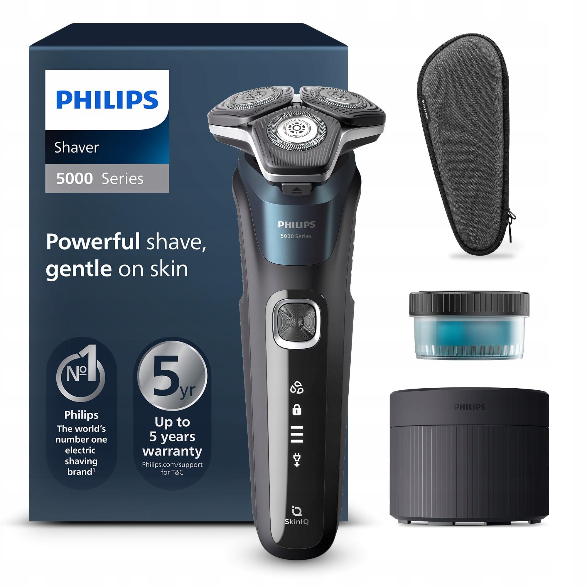 Philips S5889/50 Holiaci strojček série 5000 na mokro a sucho s technológiou SkinIQ