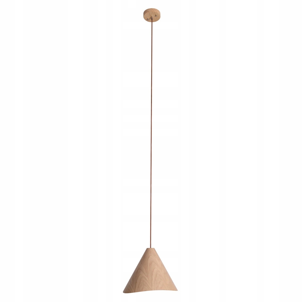 Maxlight Sakura lampa wisząca skandynawska E27 1x Ø33,5 drewno