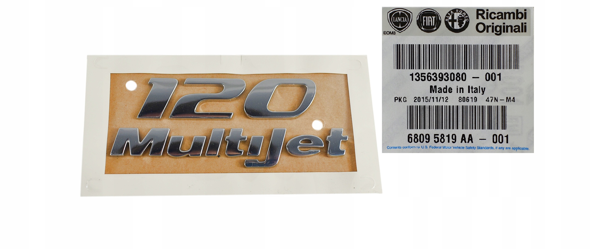 

Oe Napis Logo 120 multijet Fiat Ducato Oryginał