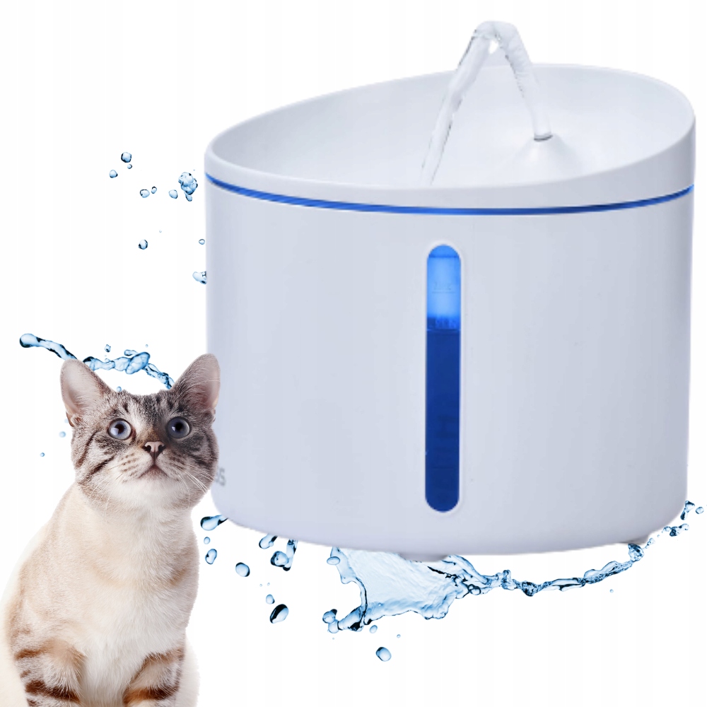 Fontanna Poidełko dla kota psa automatyczne Led ciche filtr Dogness 1 l