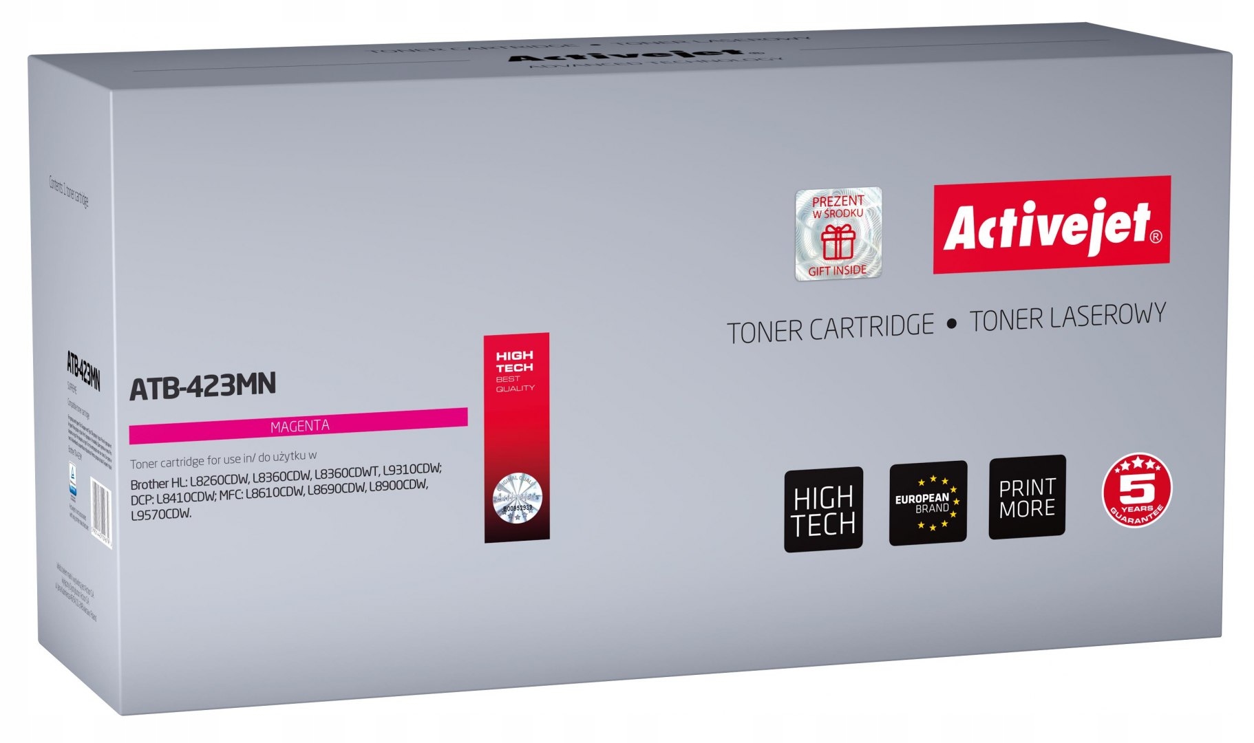 Activejet ATB-423MN Toner (zamiennik Brother TN-423M; Supreme; 4000 stron;