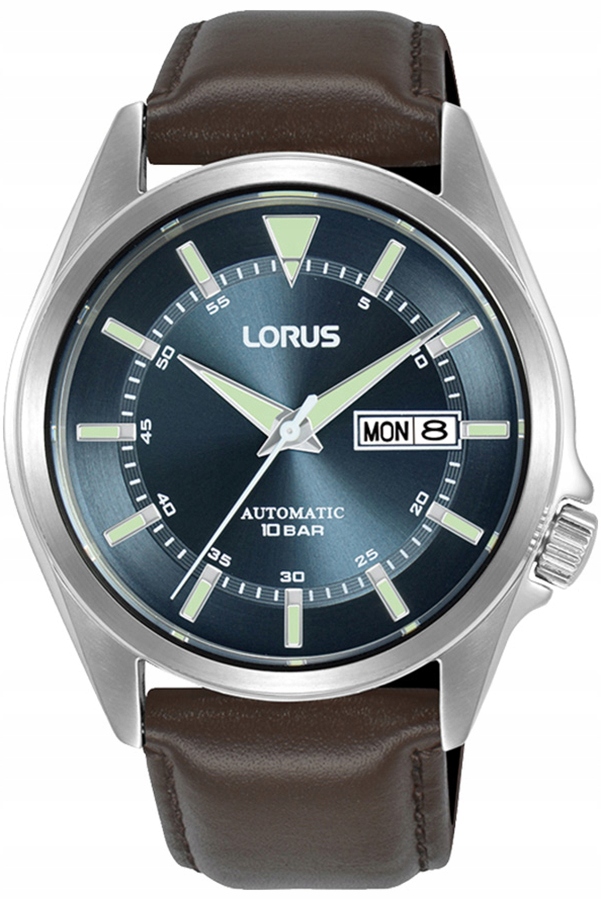 Nowy Zegarek Męski Lorus Silver Automat RL427BX9 Grawer