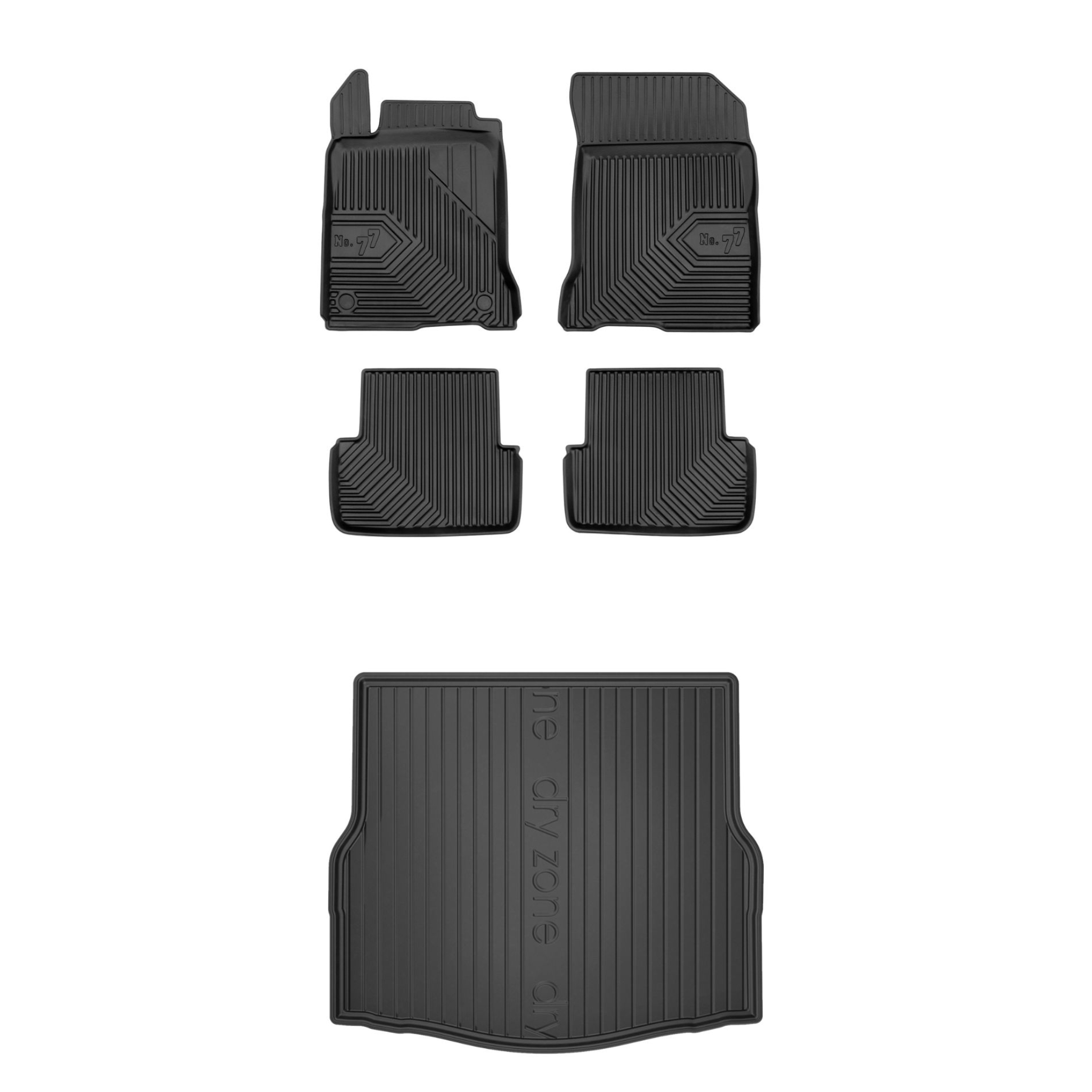 Sada gumového koberca a rohože pre Renault Laguna III