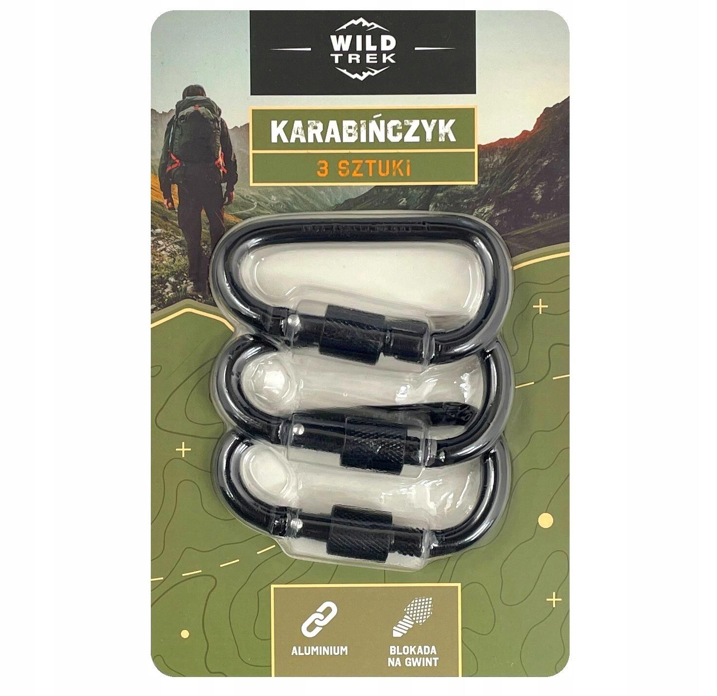 Wild Trek Karabińczyk 3 szt.