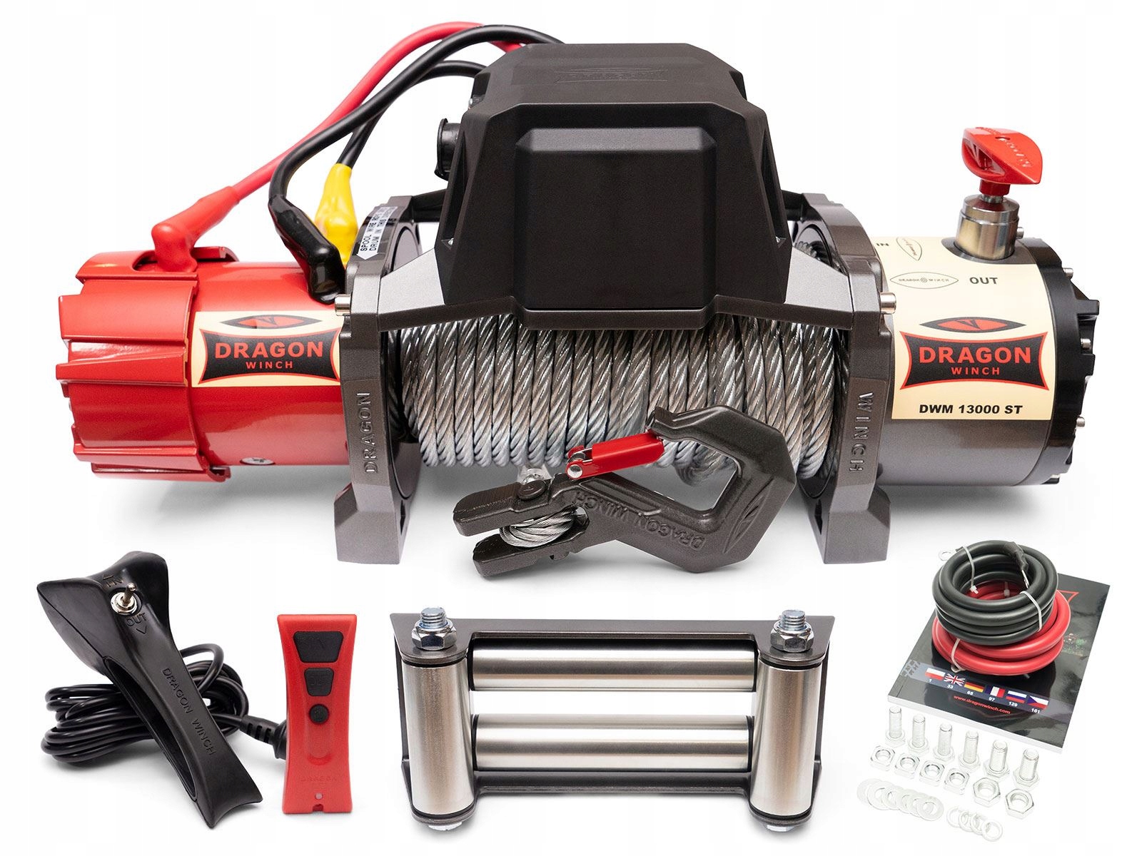 6T Naviják 12V Elektrický lanový Naviják automobilová s dálkovým ovládáním