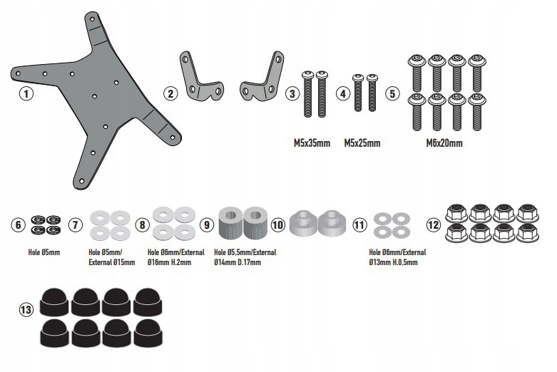 Kappa Upevnenie Skiel 7710DK A 7710DTK Ktm 790 Adventure R (19), 790 Ad