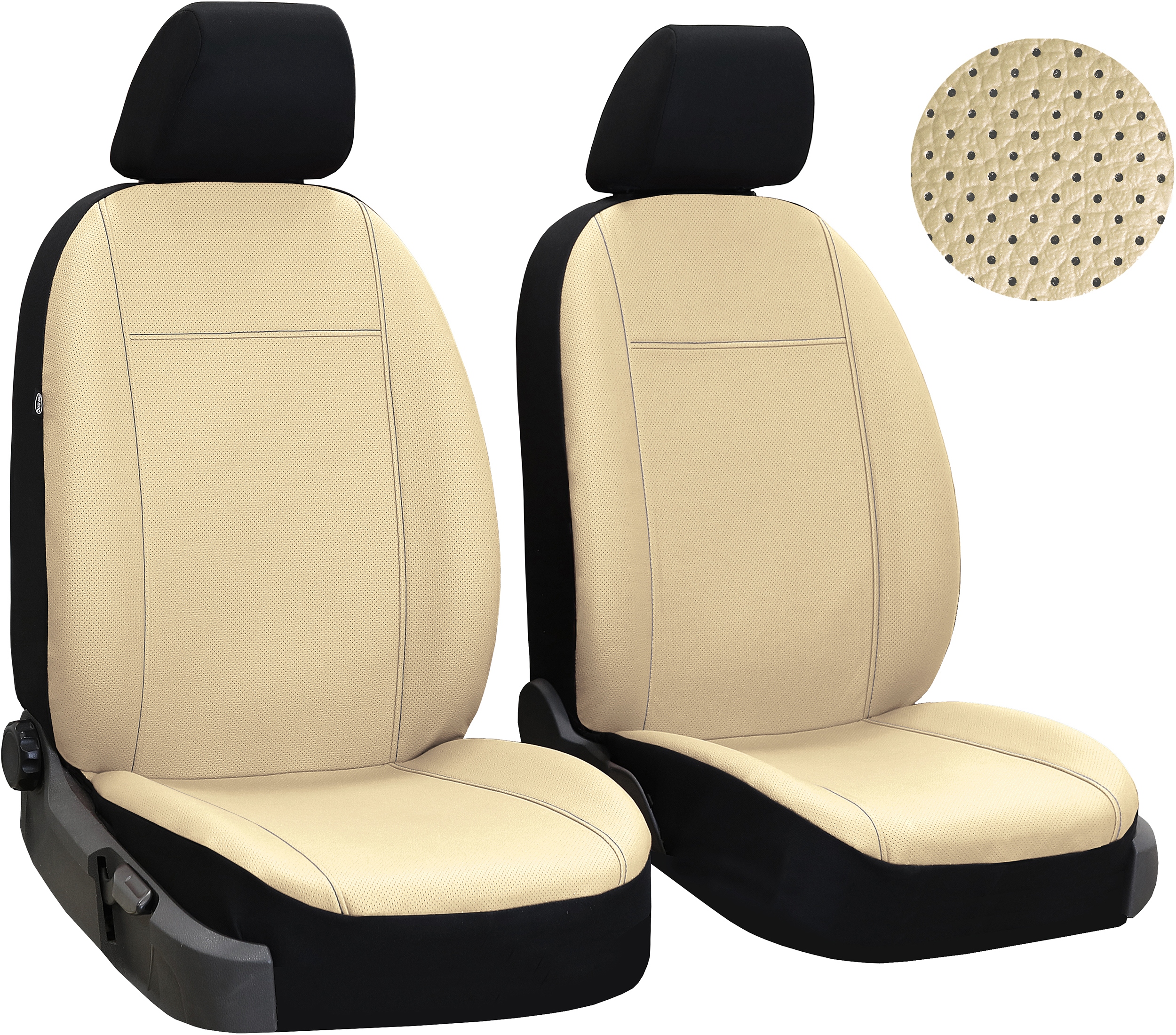Kožené Odměrné Kryty pro Citroen C15 1+1